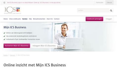 ics card business inloggen.